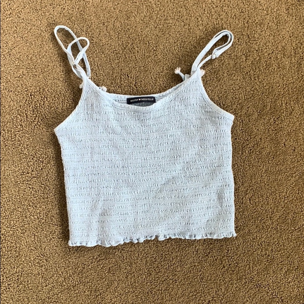 Brandy light blue tank top